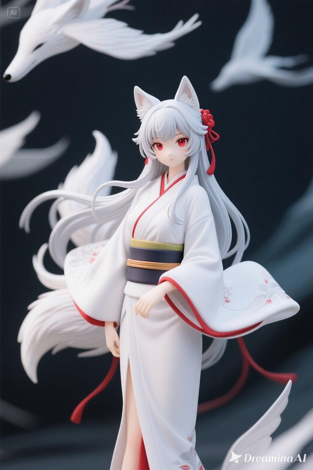 【フィギュア風】キツネの御神体