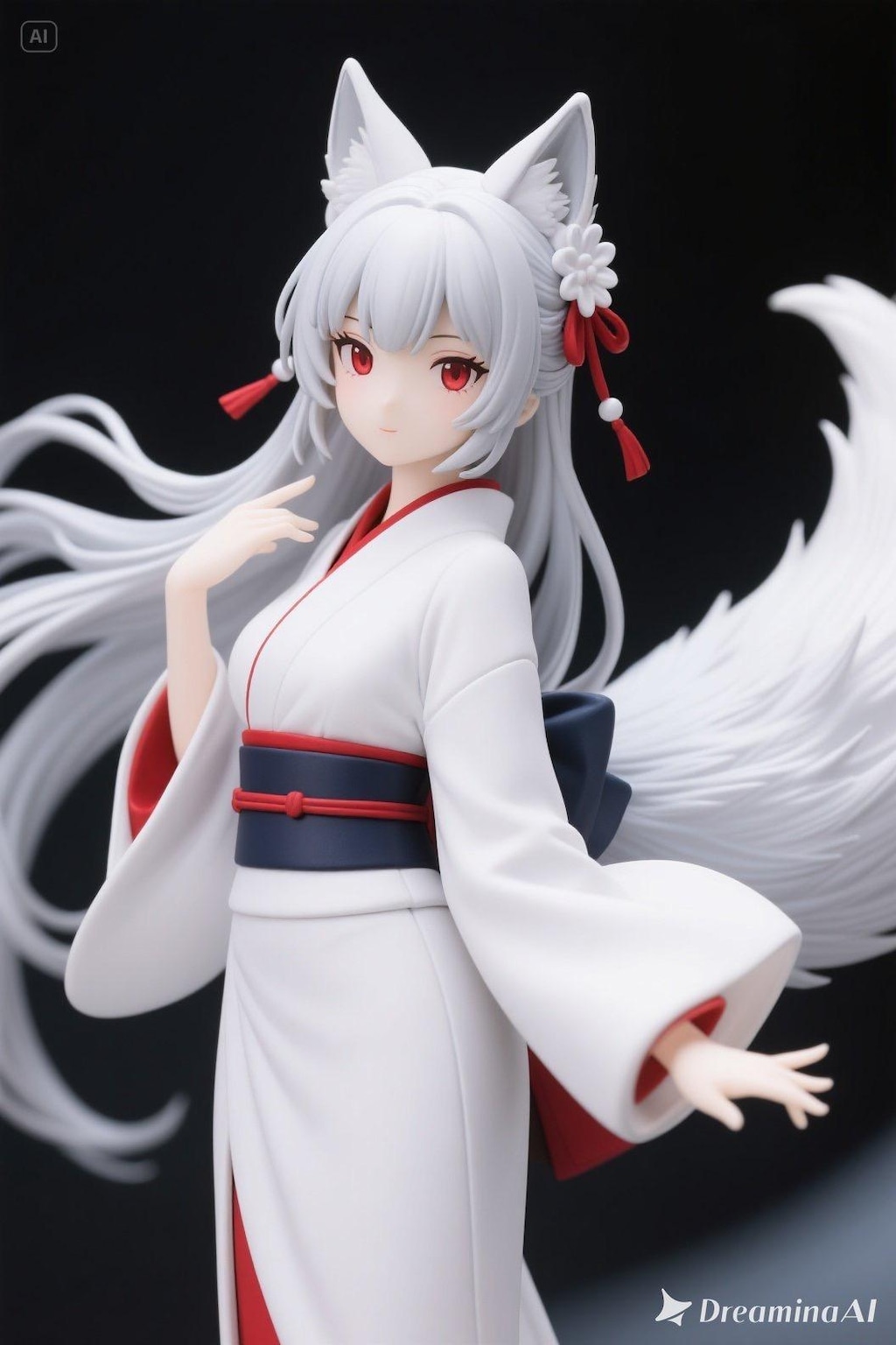 【フィギュア風】キツネの御神体