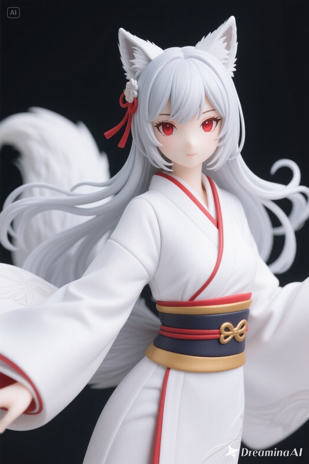 【フィギュア風】キツネの御神体 | の人気AIイラスト・グラビア