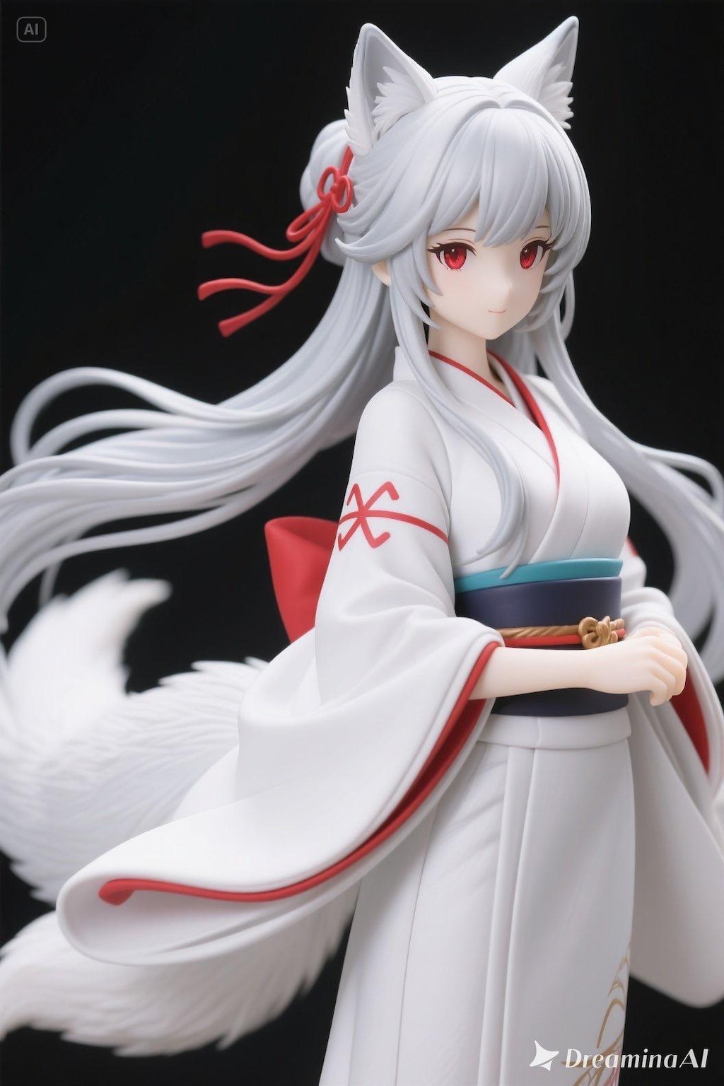 【フィギュア風】キツネの御神体
