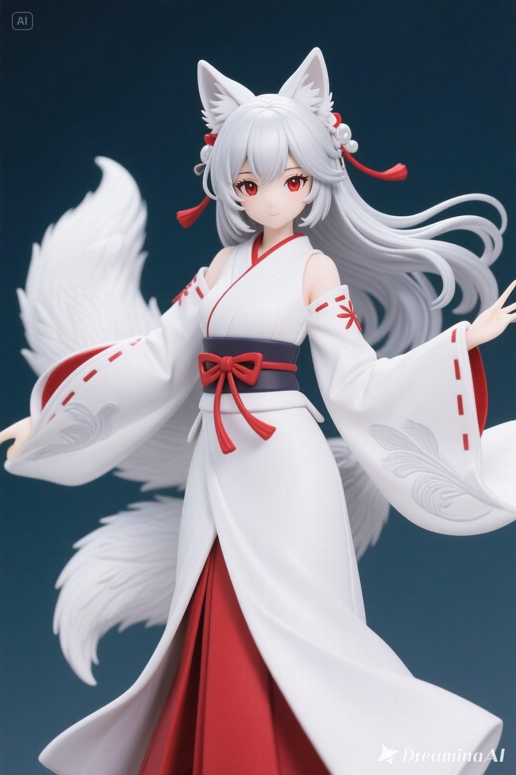 【フィギュア風】キツネの御神体