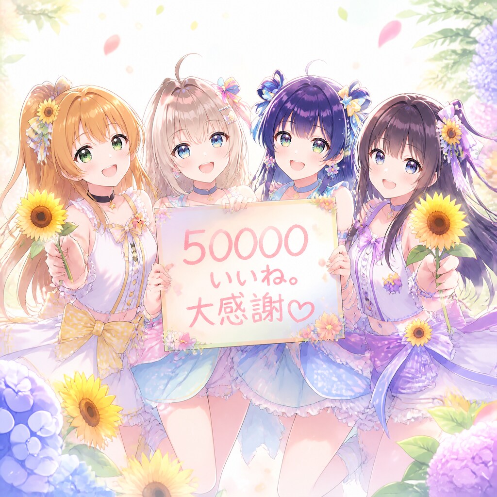 【祝】50,000いいね。ありがとうございます！  GPTimages2.0