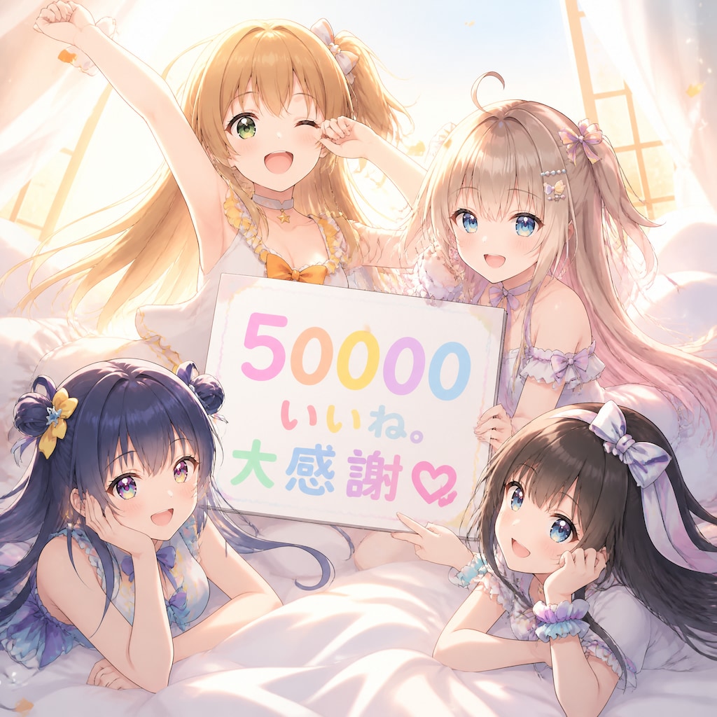 【祝】50,000いいね。ありがとうございます！  GPTimages2.0