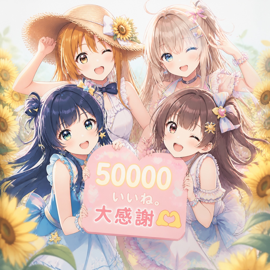 【祝】50,000いいね。ありがとうございます！  GPTimages2.0