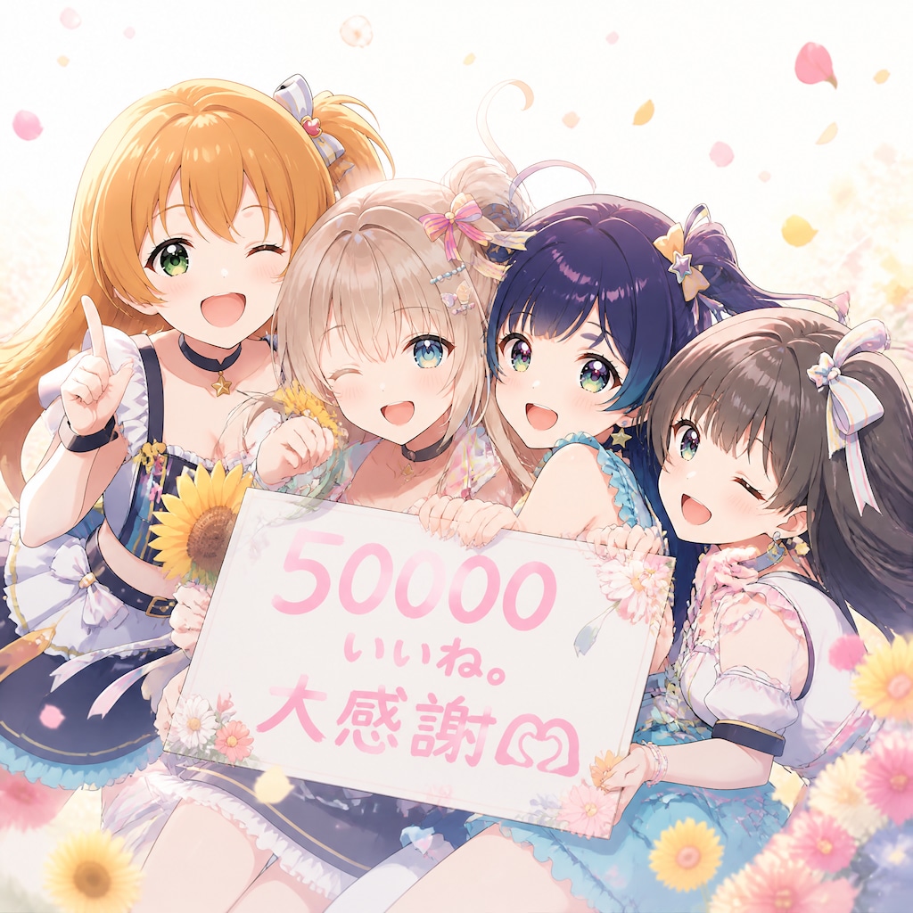 【祝】50,000いいね。ありがとうございます！  GPTimages2.0