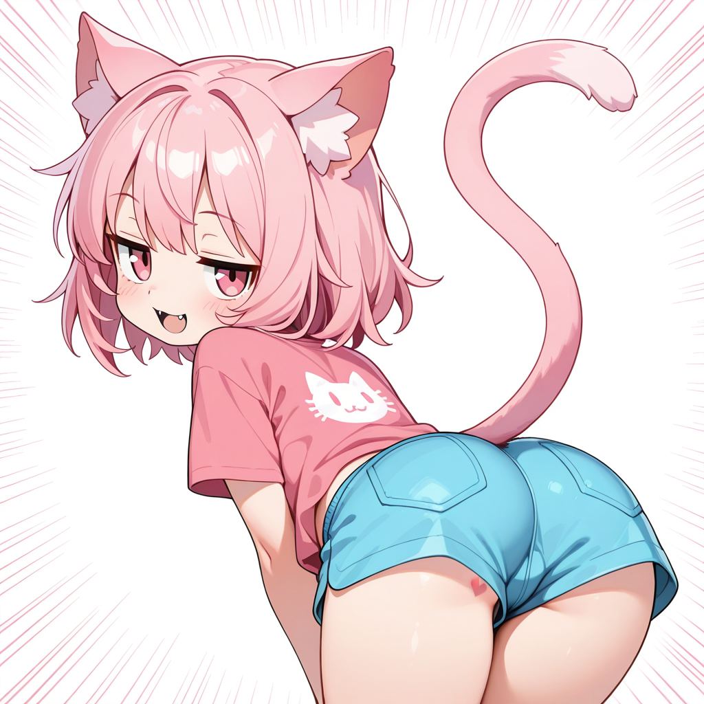 ねこちゃんのショートぱんちゅ！！