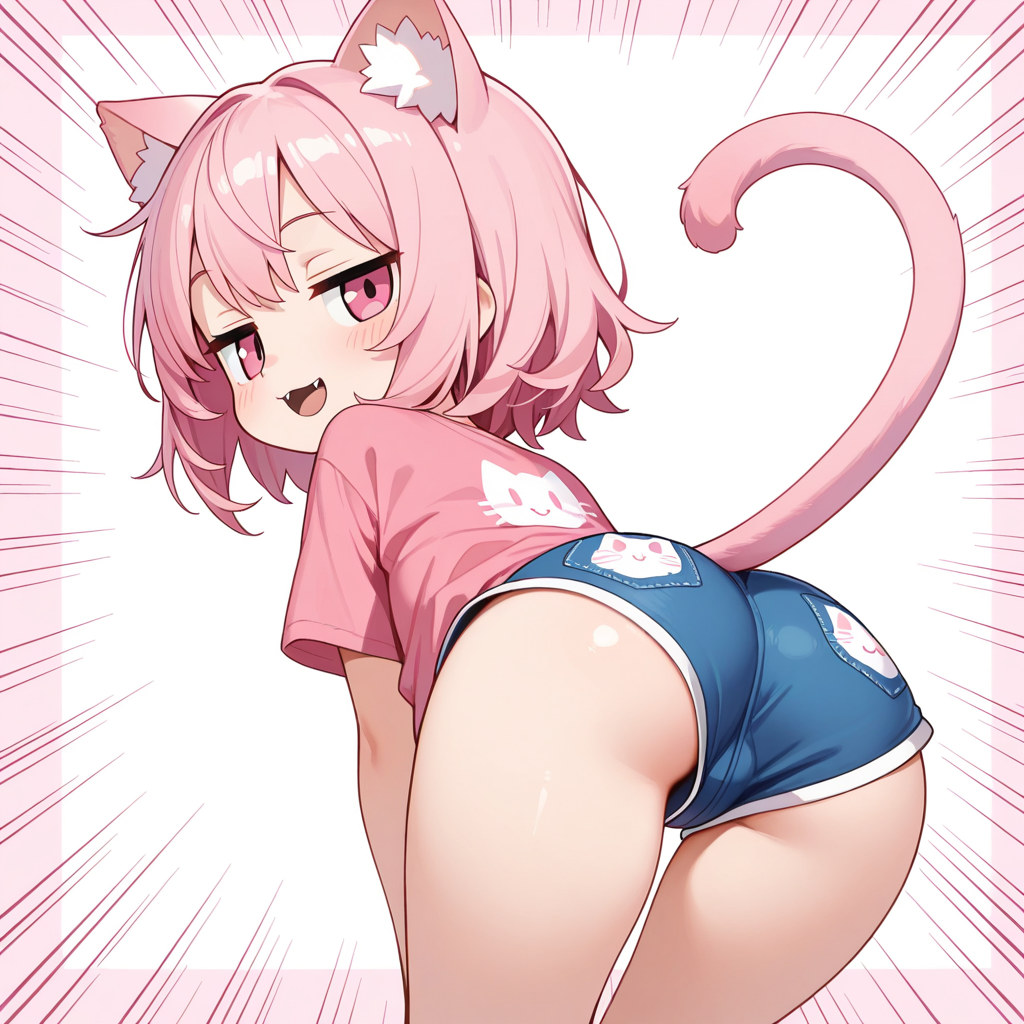 ねこちゃんのショートぱんちゅ！！