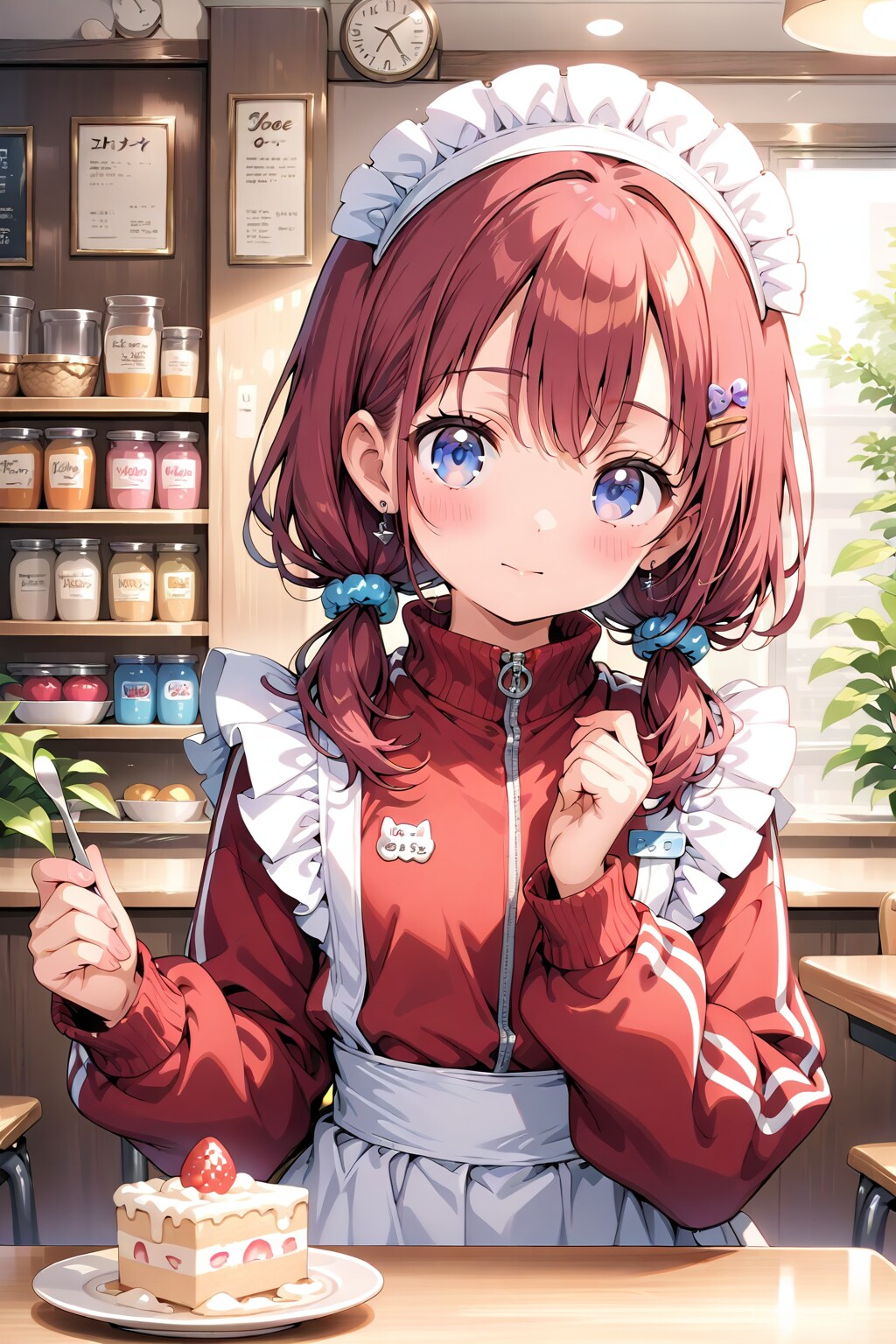 ジャージメイド小鈴ちゃん | の人気AIイラスト・グラビア