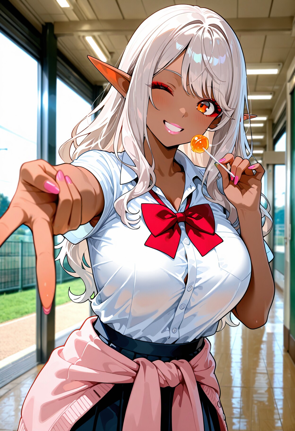 エルフ×ギャルJK