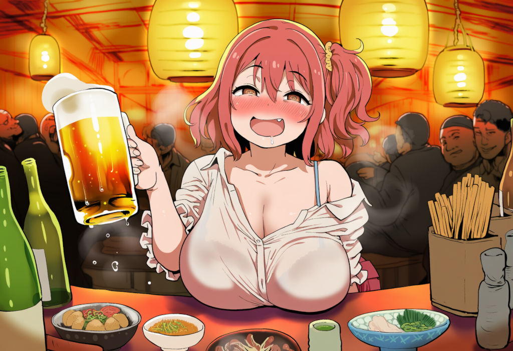 居酒屋にて