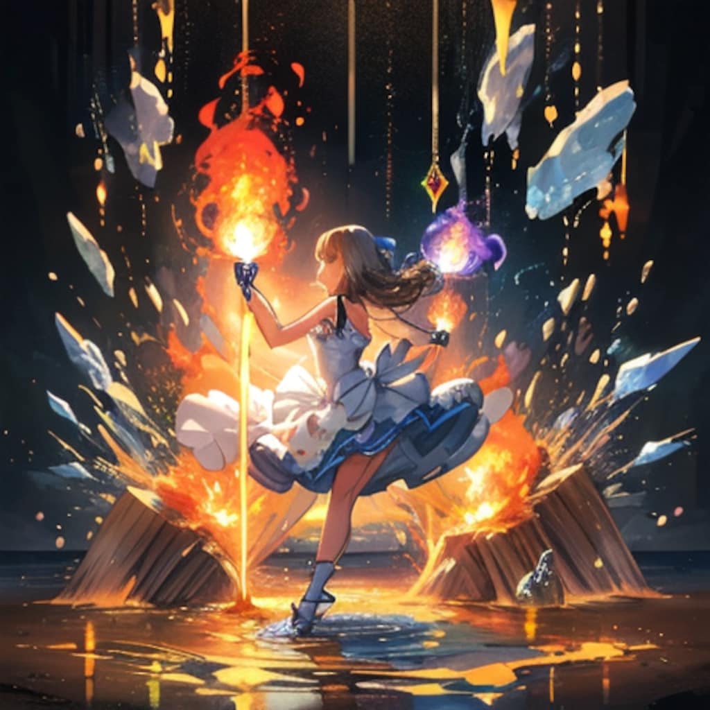 色々なエレメントの剣