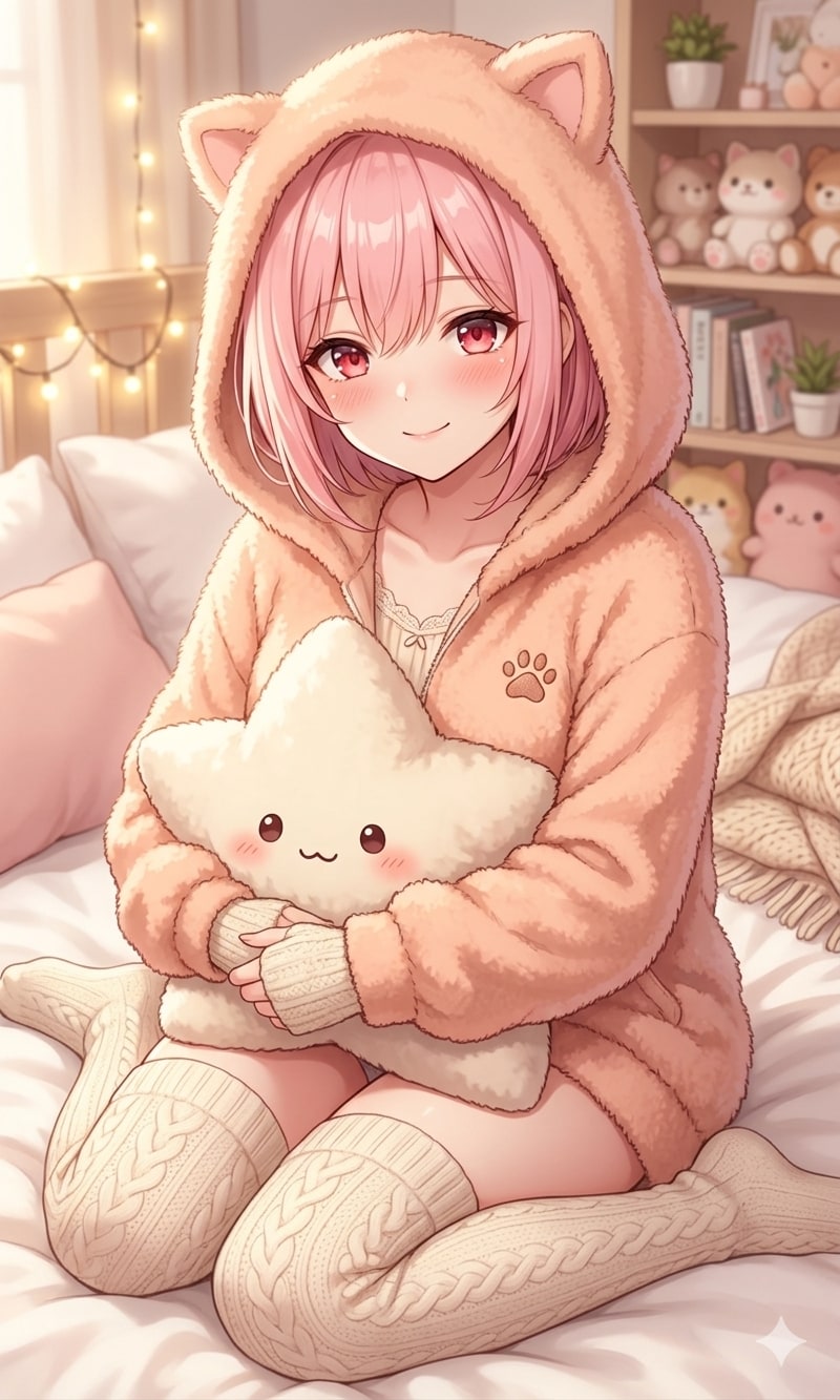 ピンクちゃん普通絵 | の人気AIイラスト・グラビア