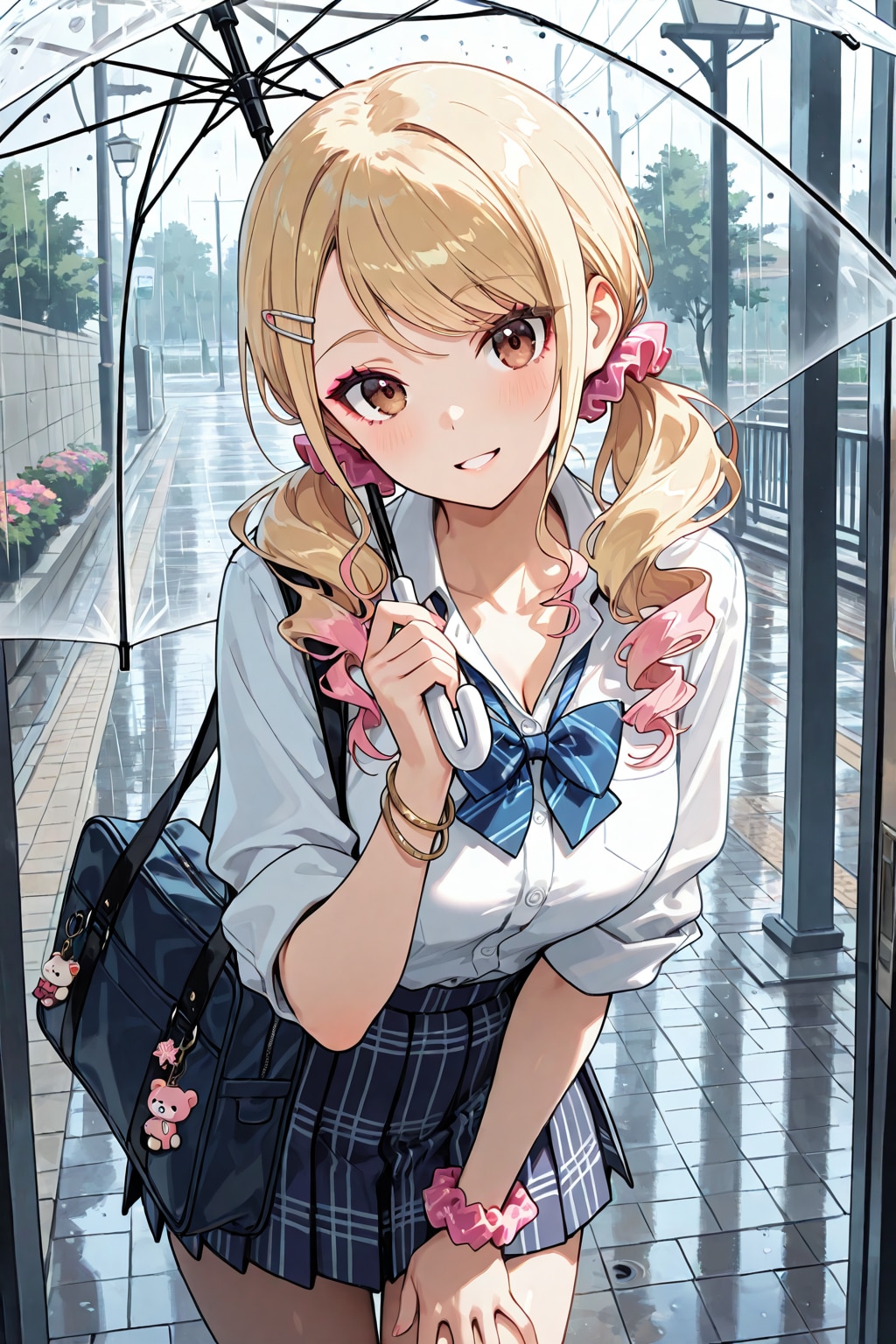 傘、忘れたの？
