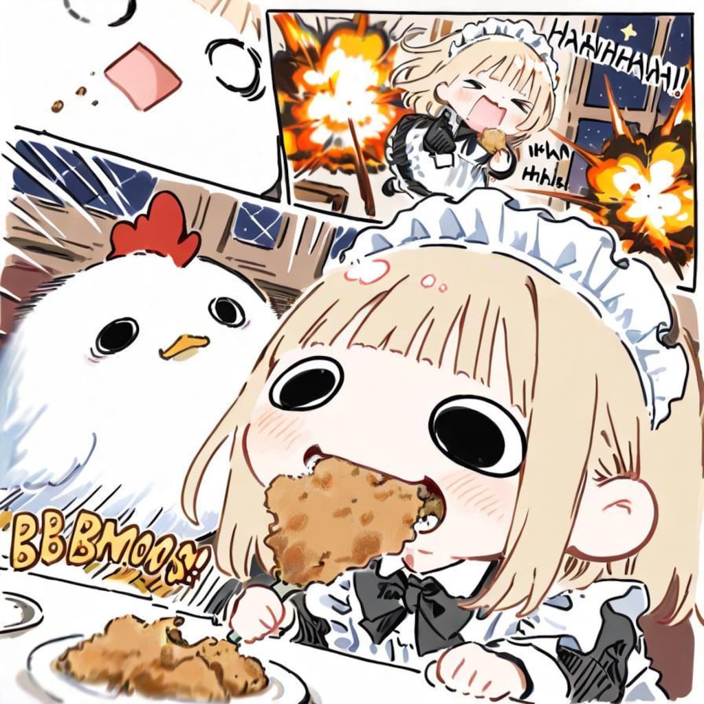 誇 張 し 過 ぎ た フ ラ イ ド チ キ ン 💥💥💥