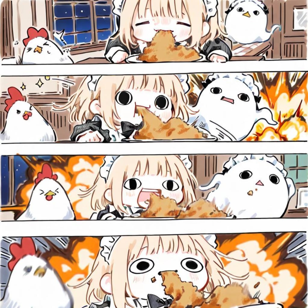 誇 張 し 過 ぎ た フ ラ イ ド チ キ ン 💥💥💥