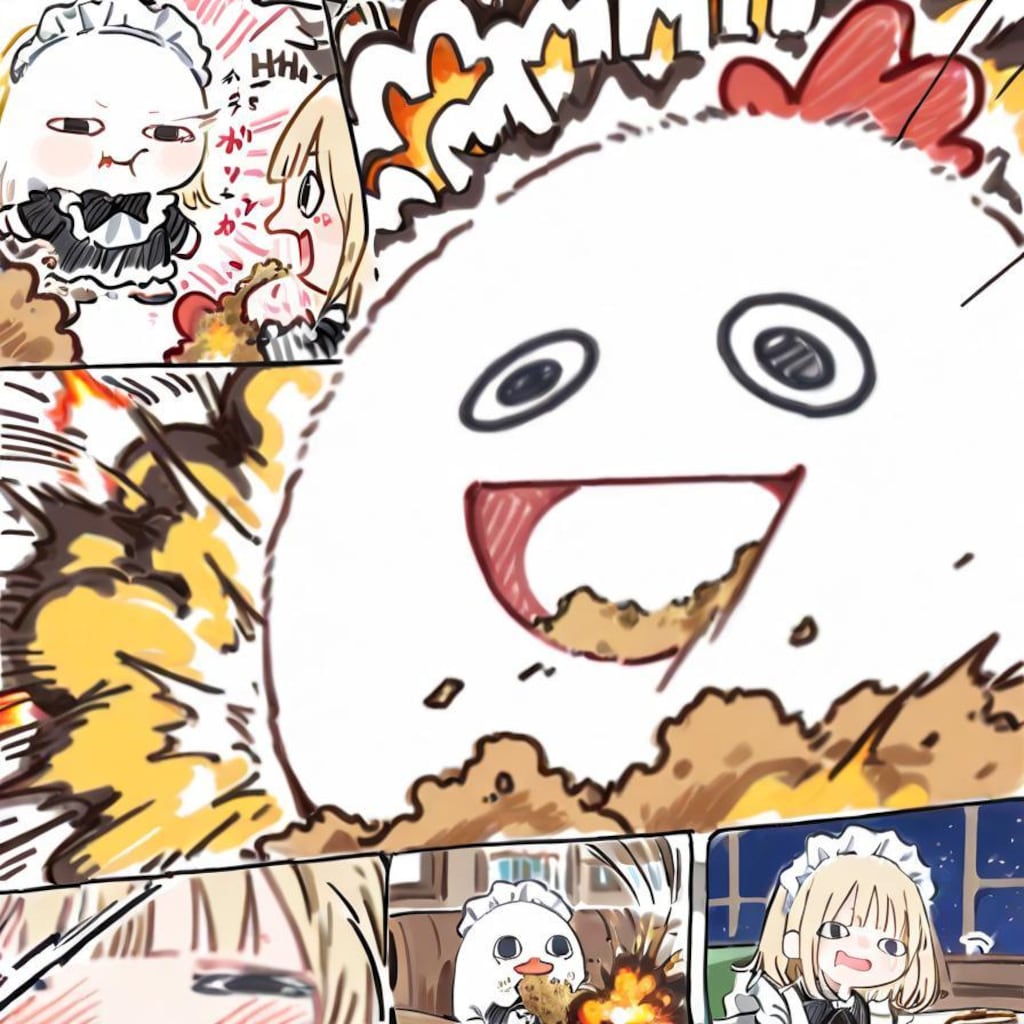 誇 張 し 過 ぎ た フ ラ イ ド チ キ ン 💥💥💥