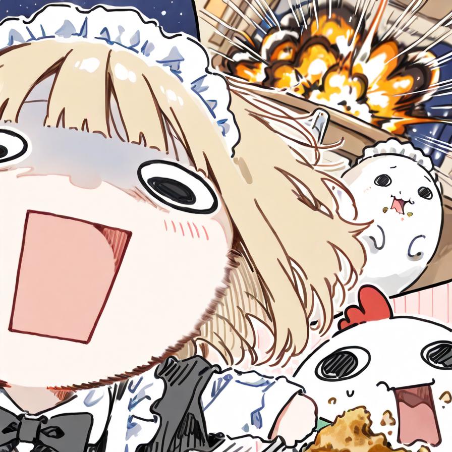 誇 張 し 過 ぎ た フ ラ イ ド チ キ ン 💥💥💥 | の人気AIイラスト・グラビア