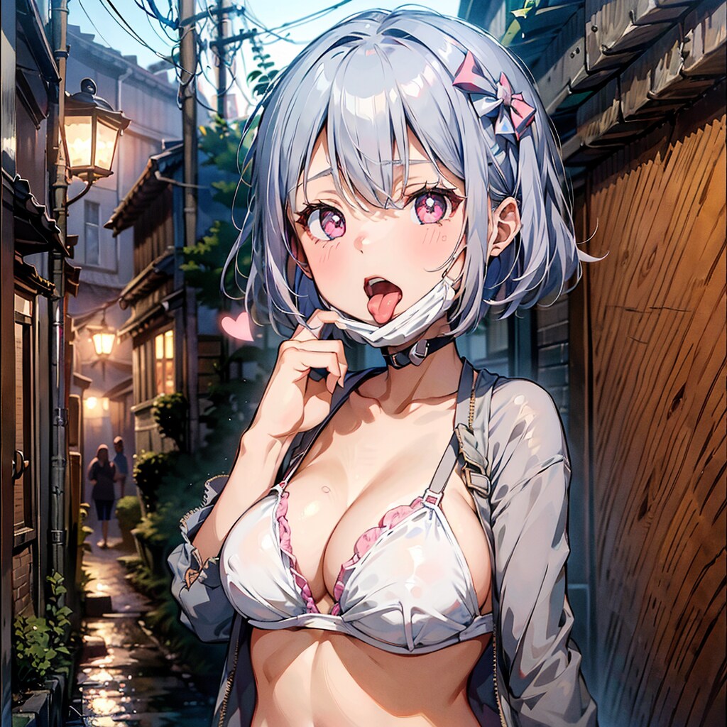 舌出し少女