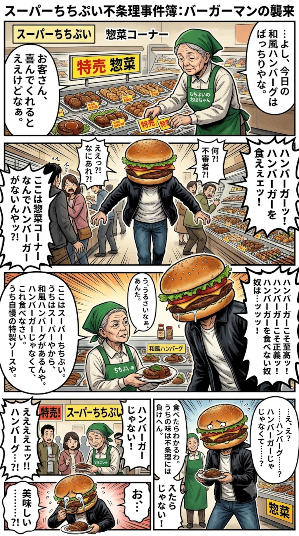 バーガーマンの対処法