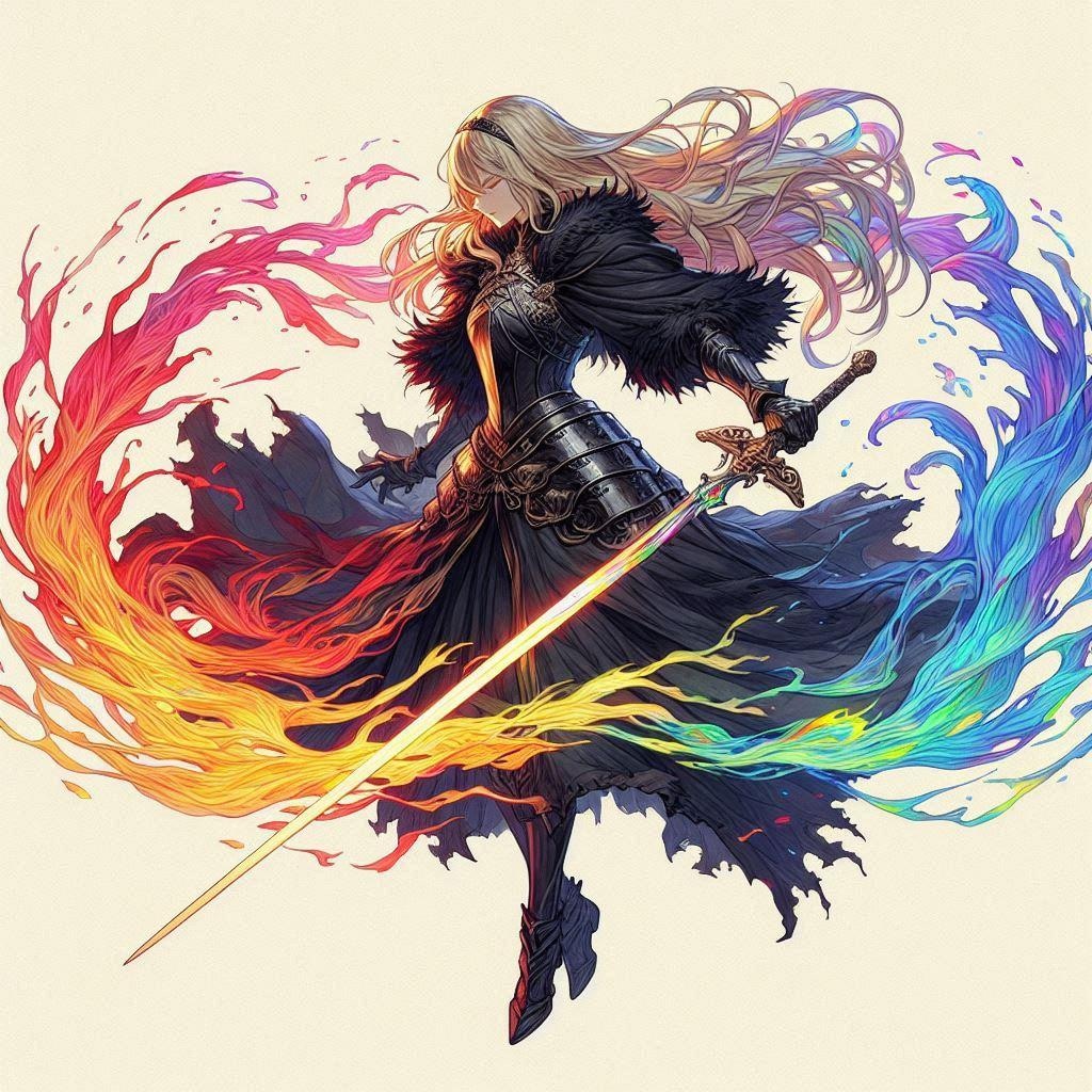 ブロンドの女騎士さん1023
