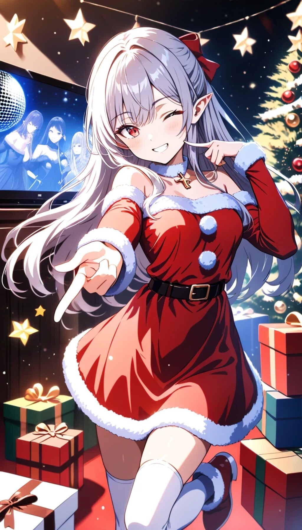 忘年会＆クリパ！『クリスマスと言えばプレゼント交換！　オレ様が当たっちゃうかもしれないぞ♡』アビゲイル