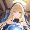 金髪の占い少女 2枚目