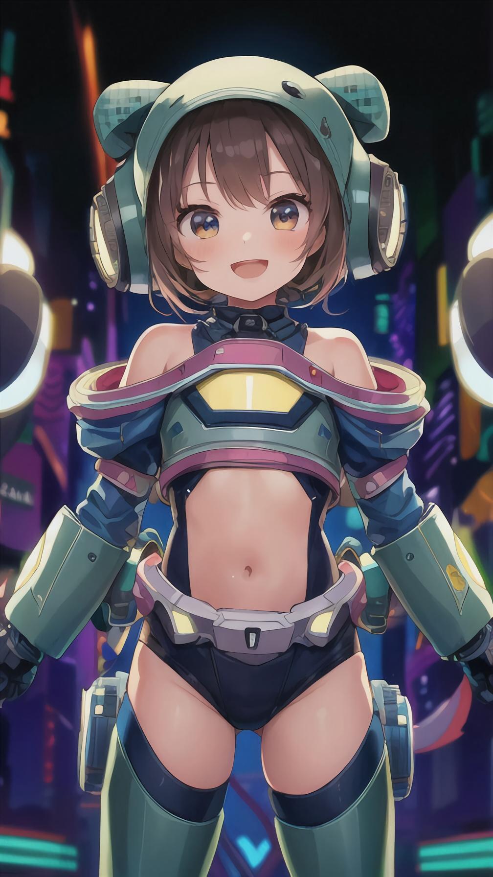 パワードスーツ女子
