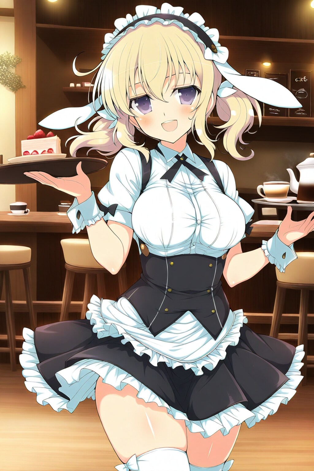 華風流ちゃん、フルール・ド・ラパンコスプレ