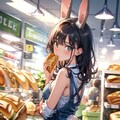 うさ耳パン販売員 3枚目