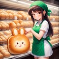 うさ耳パン販売員 5枚目