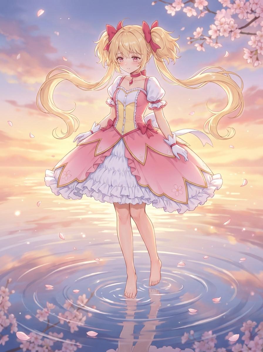 水面（みなも）の夢、桜の記憶 | の人気AIイラスト・グラビア