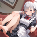 メイドさんと足裏 3枚目