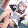 メイドさんと足裏 4枚目