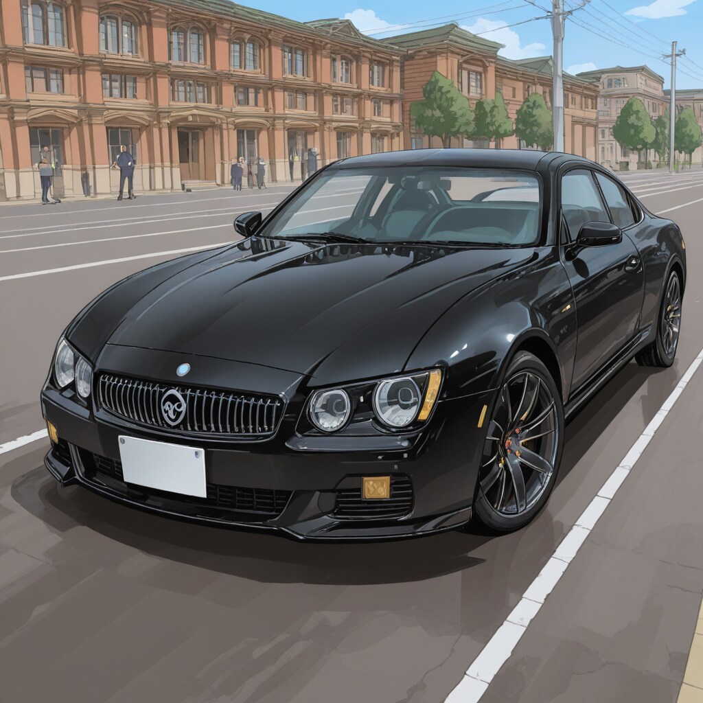 黒塗りの高級車