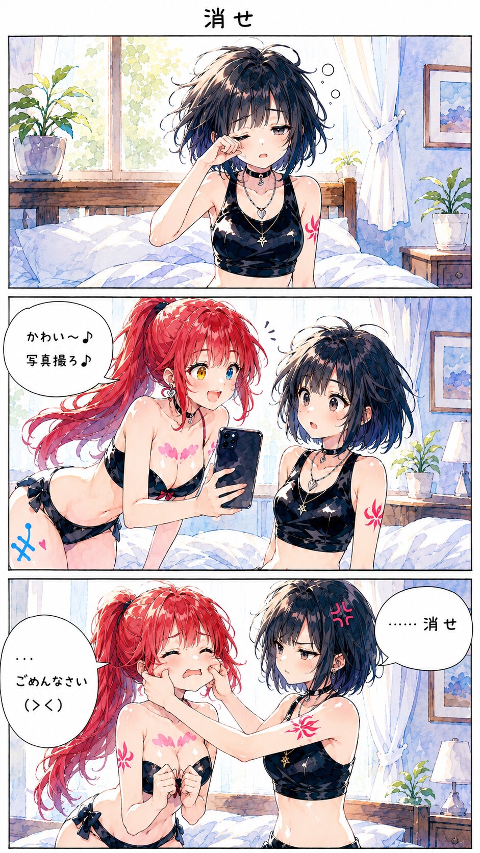消せ