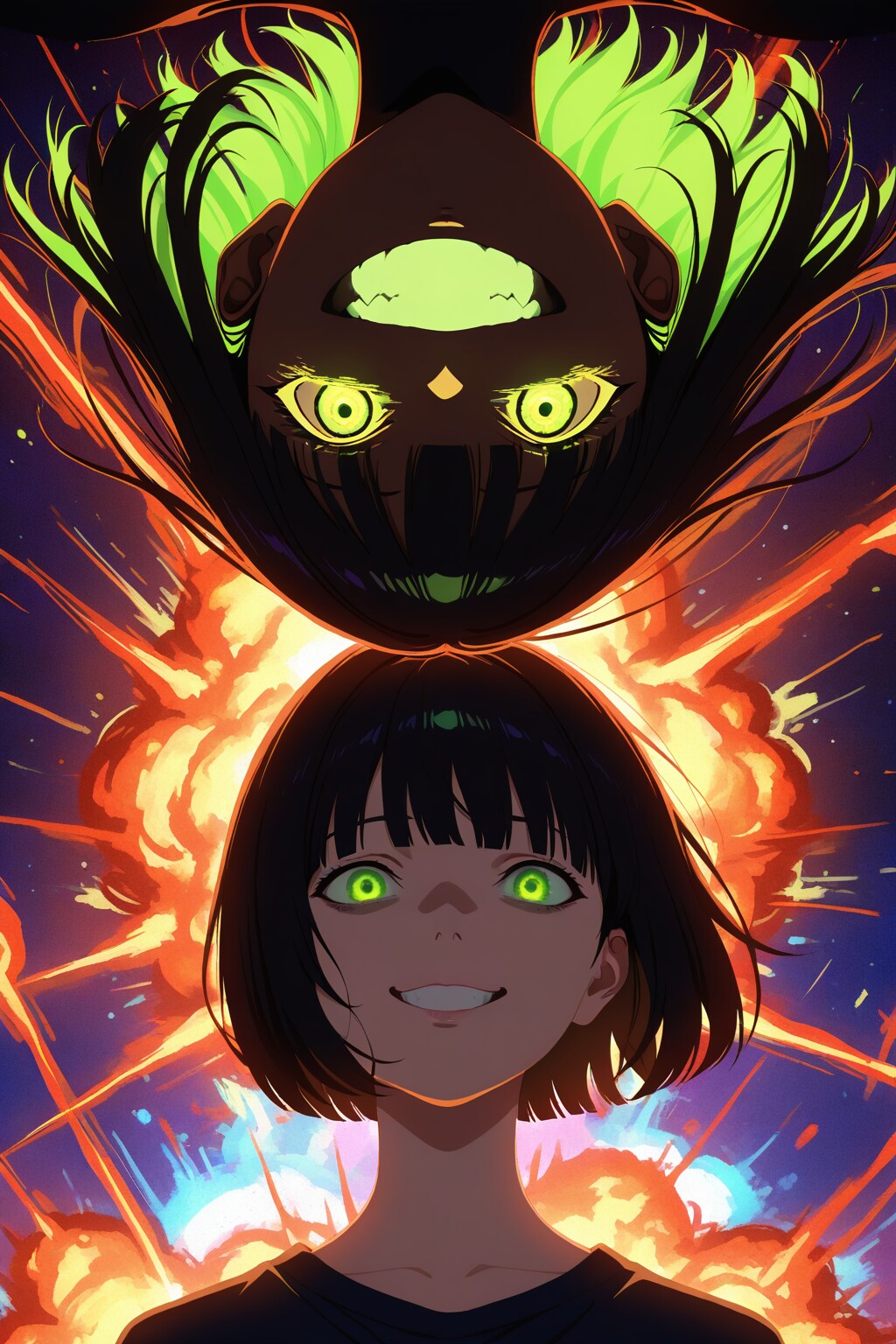 邪目兄妹 | の人気AIイラスト・グラビア