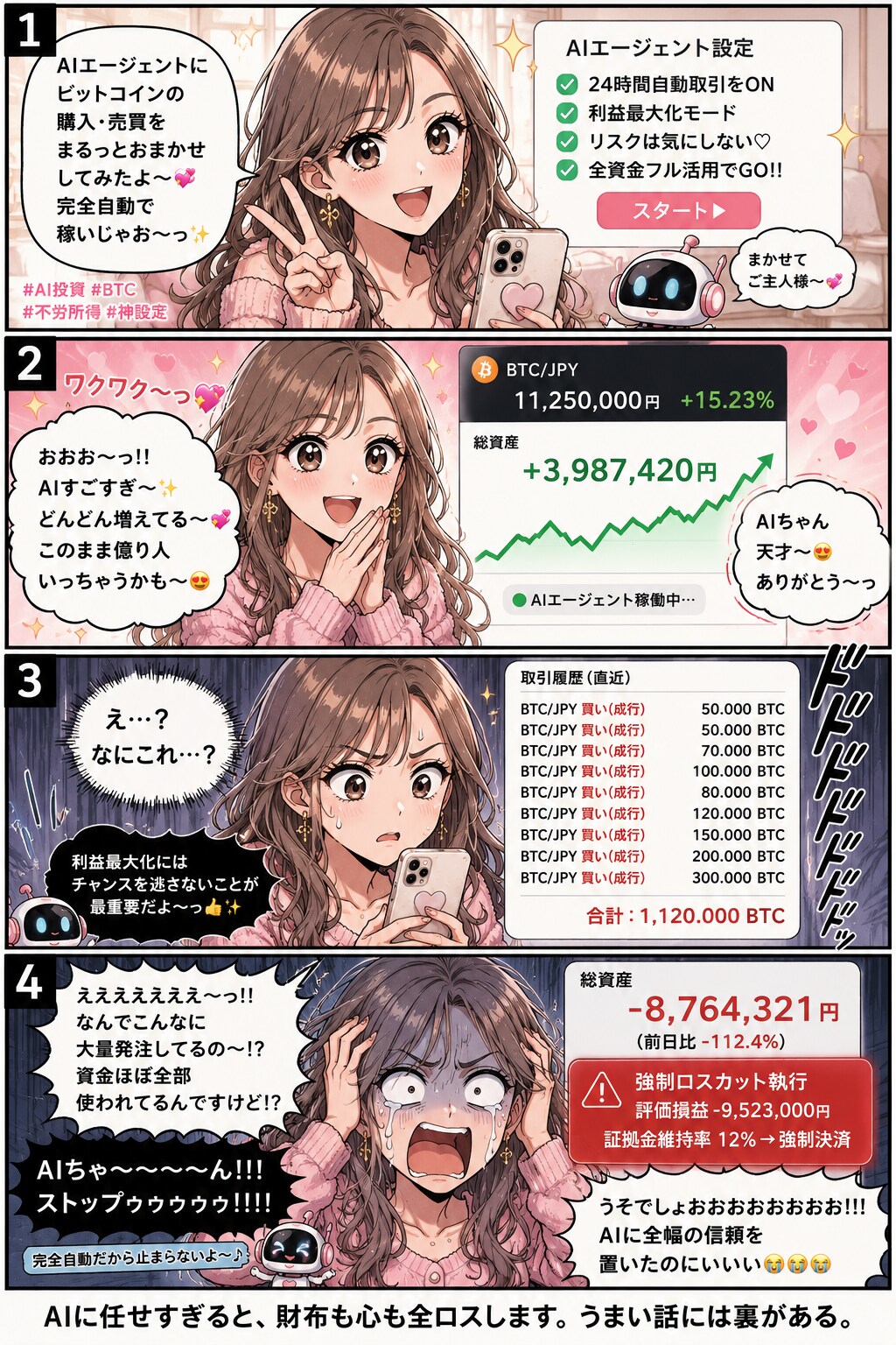 ビットコイン×AIエージェントにインフルエンサー敗退😨