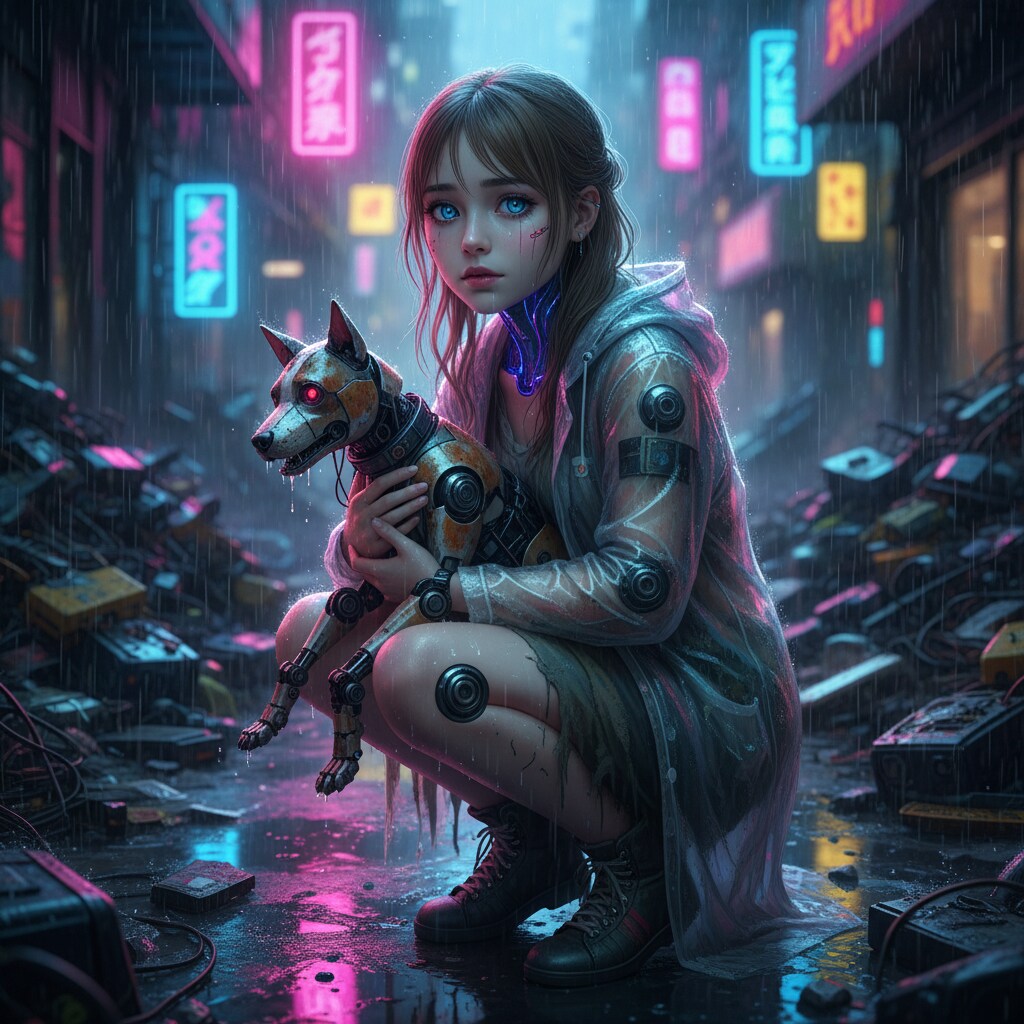 廃棄区画のアンドロイド | の人気AIイラスト・グラビア