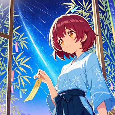 七夕 | の人気AIイラスト・グラビア