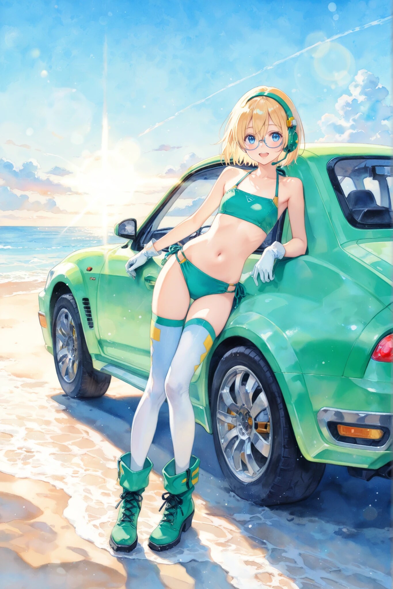 海辺のモーターショー