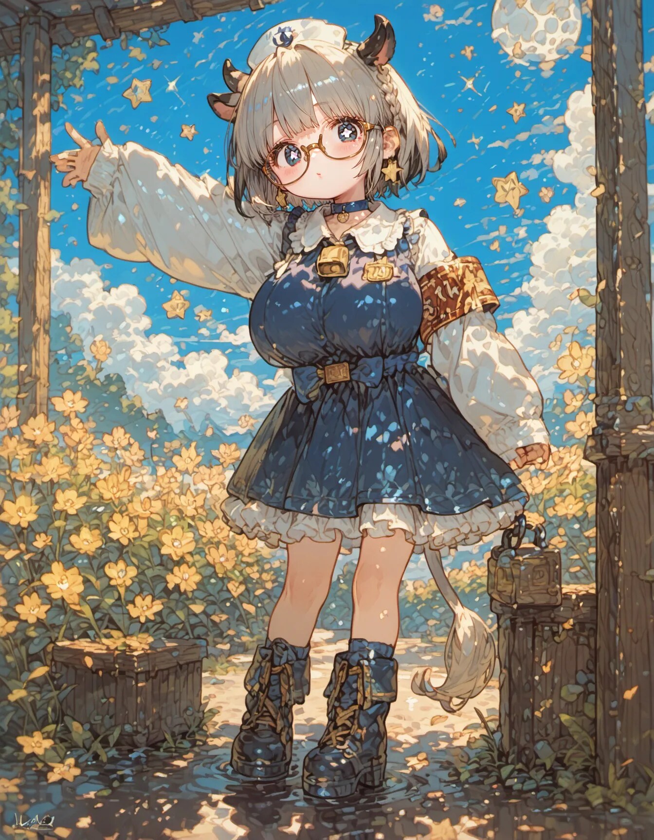 Star Tokens in the Blue Garden