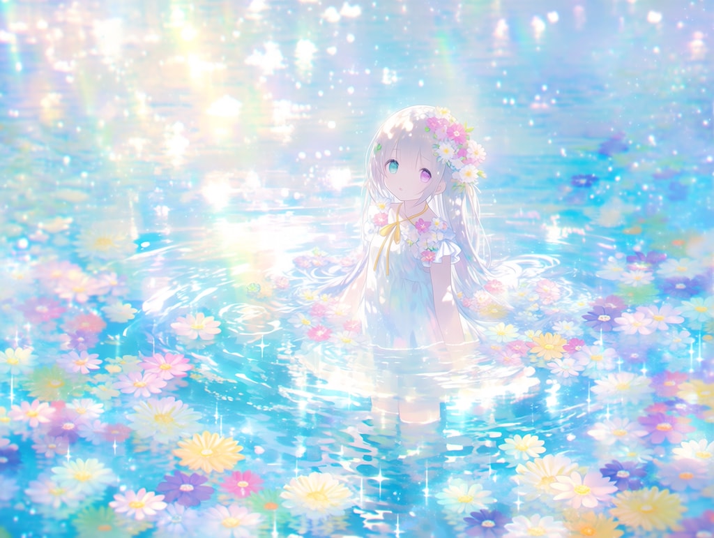 春の水辺（１）虹宮あかり　niji7