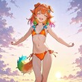 海辺の虹花、時々犬化。 2枚目