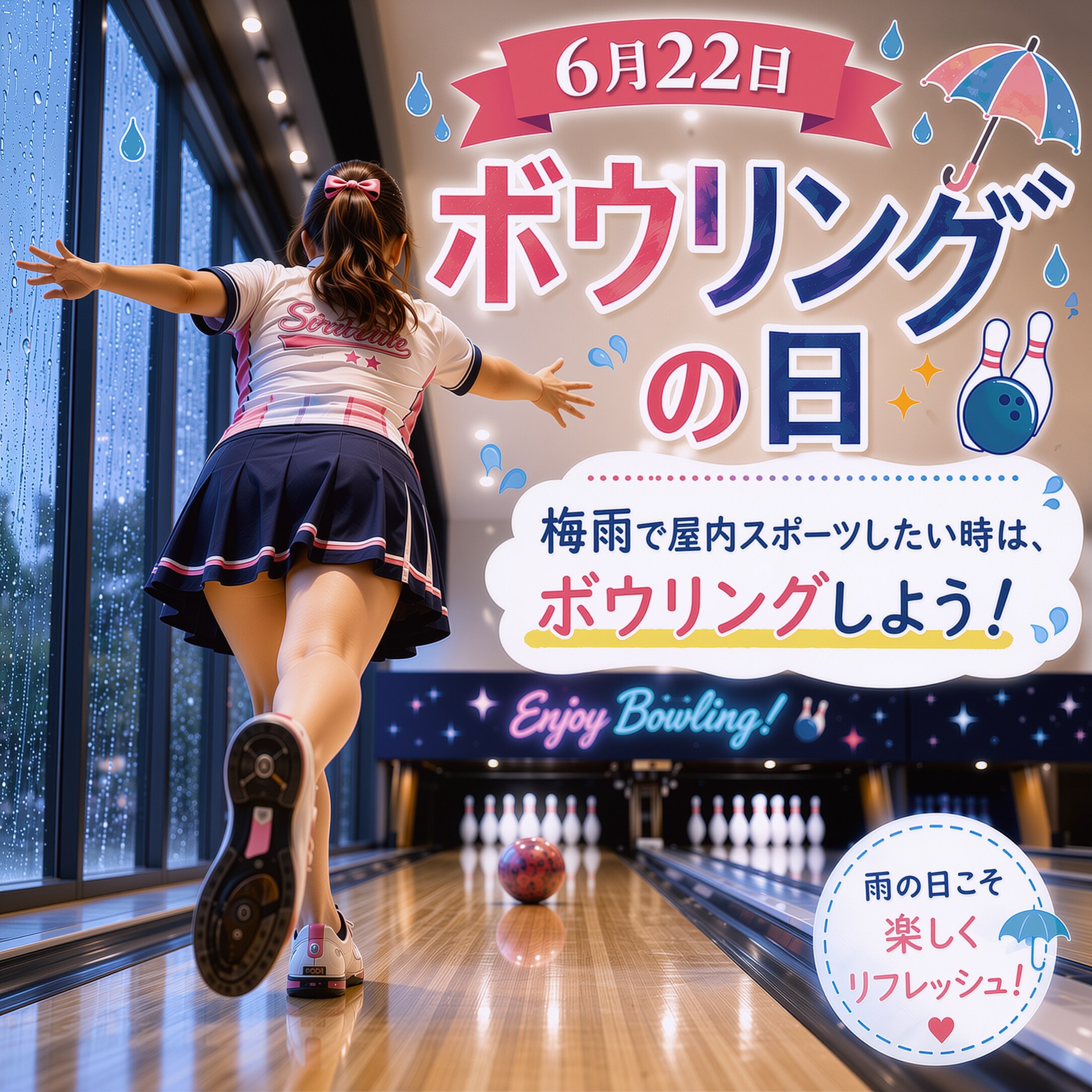 今日の１枚(6月22日)ボウリングの日