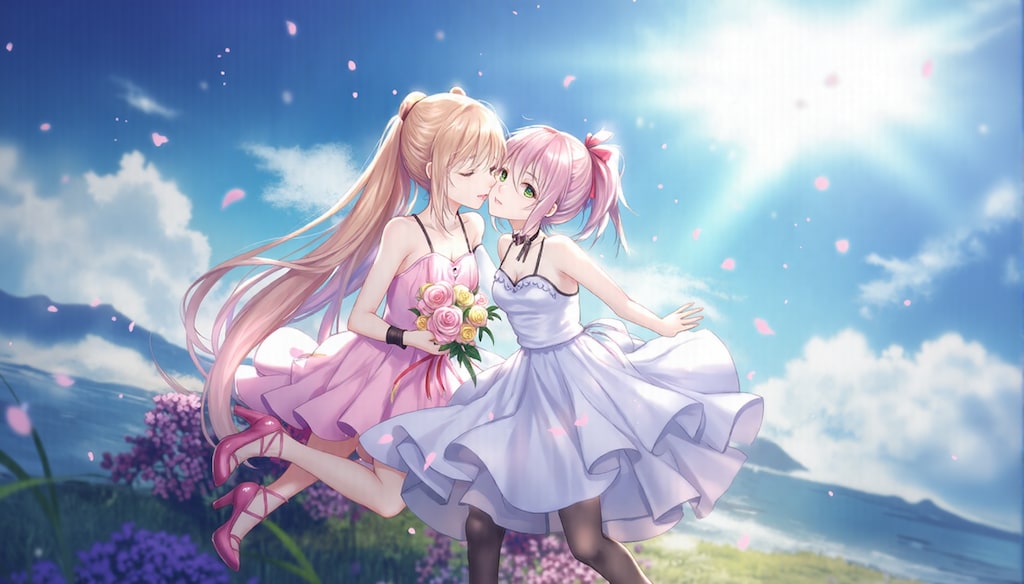 花紛舞の蒼穹、姫君蜜吻