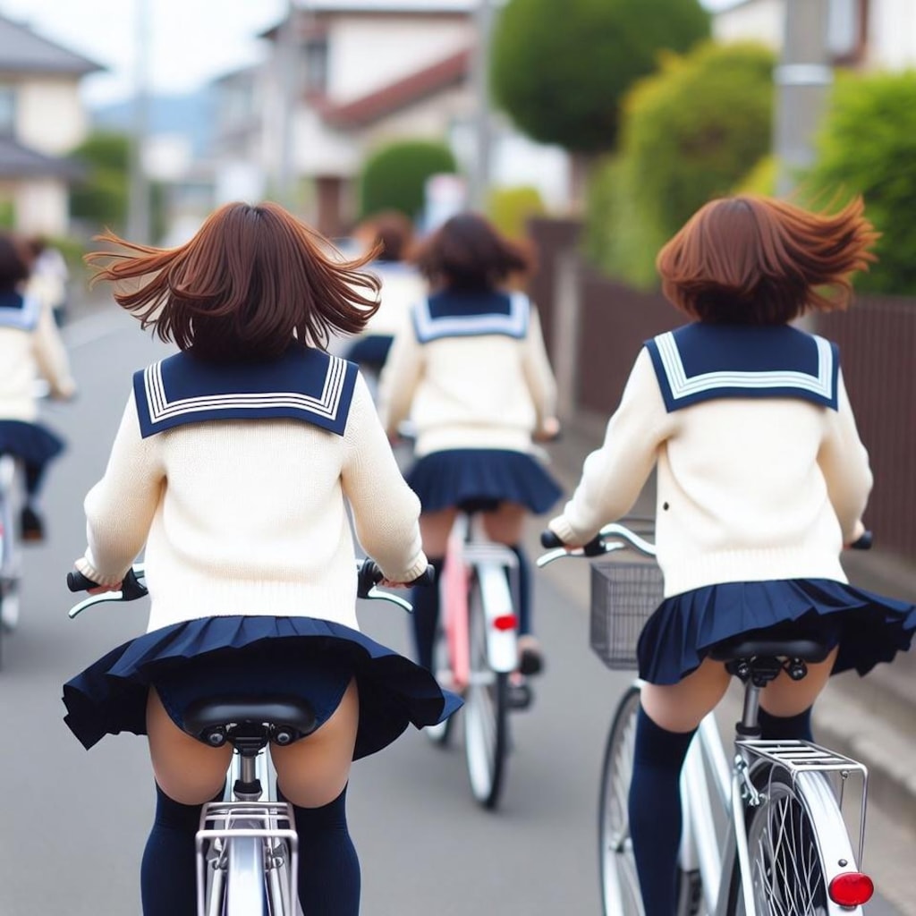 まだ少し寒い朝の風景