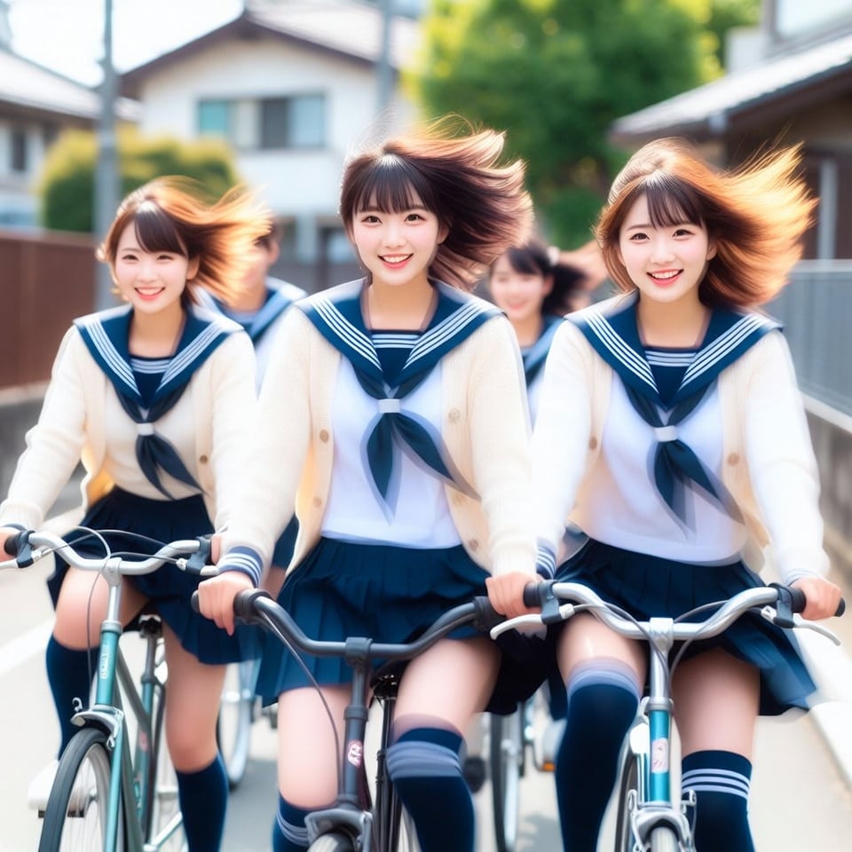 まだ少し寒い朝の風景