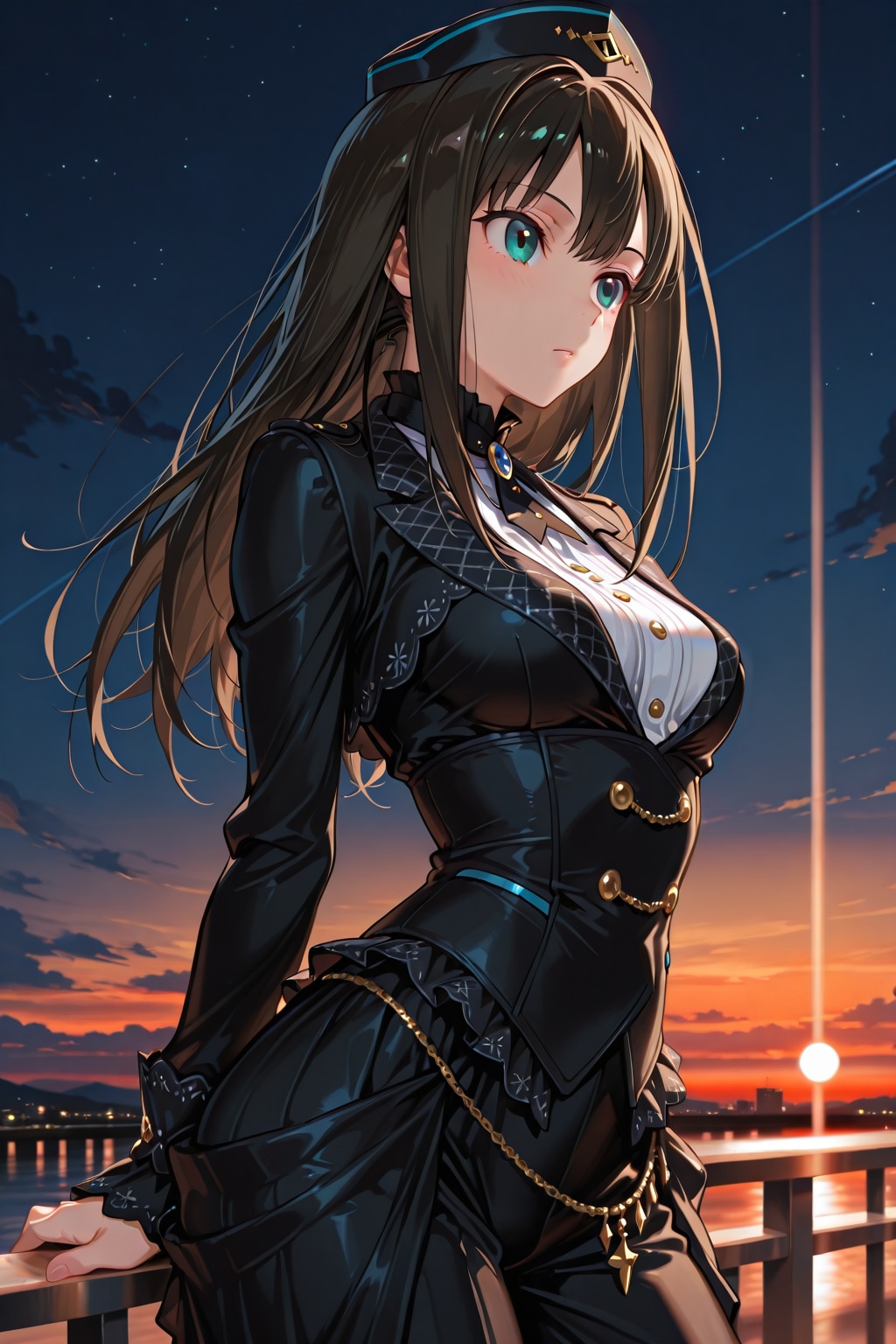 優雅なアテンダント衣装のしぶりん(ちちぷい版)