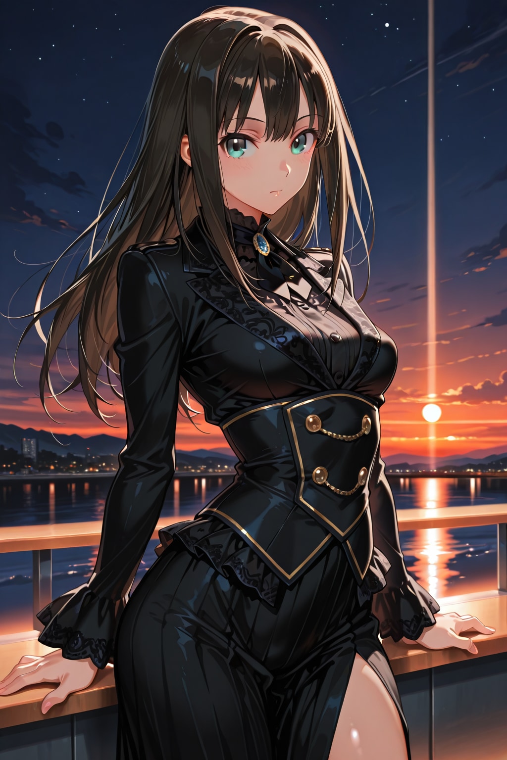 優雅なアテンダント衣装のしぶりん(ちちぷい版)