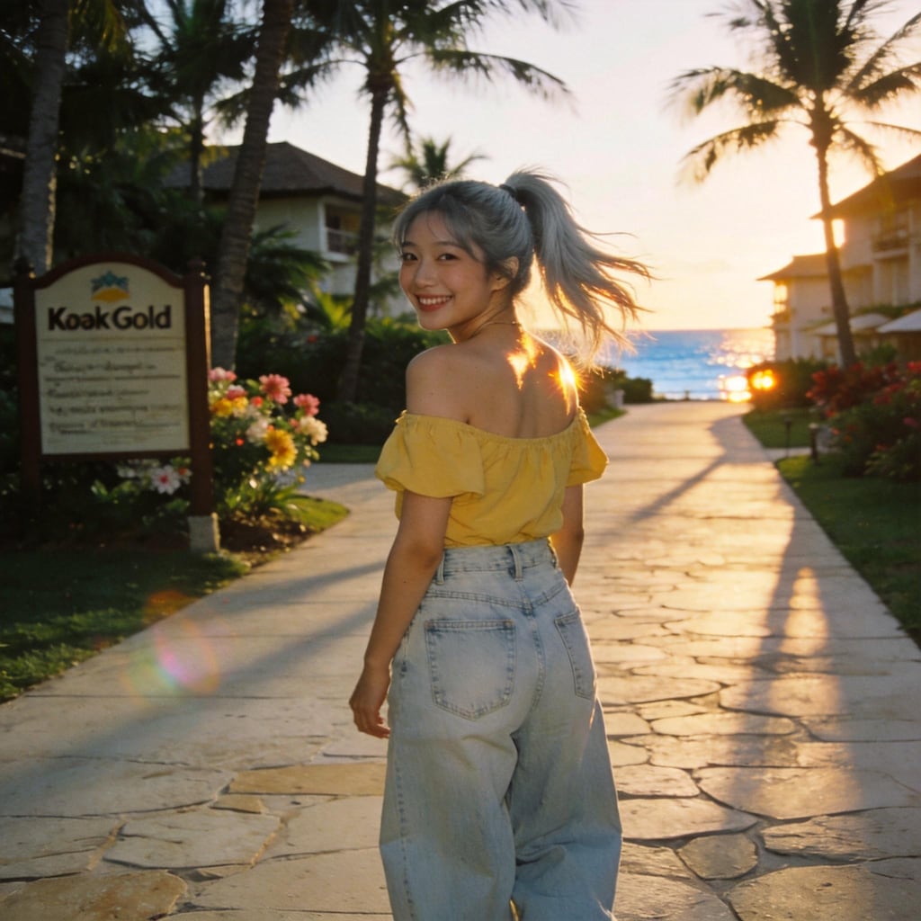 Palm Shadows and Sunshine